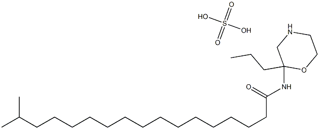 ISOSTEARAMIDOPROPYLMORPHOLINESULPHATE Structure