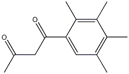 1-(2',3'4'5'-TETRAMETHYLPHENYL)BUTANE-1,3-DIONE Struktur