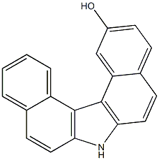 2-HYDROXYDIBENZO(C,G)CARBAZOLE,,结构式