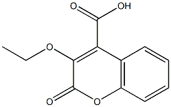 ETHOXYCOUMARIN-4-CARBOXYLICACID Struktur