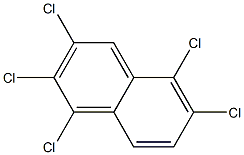 1,2,3,5,6-PENTACHLORONAPHTHALENE Structure