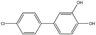 4-CHLORO-3',4'-DIHYDROXYBIPHENYL,,结构式