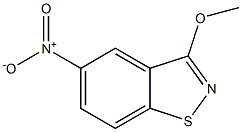 5-NITRO-3-METHOXYBENZISOTHIAZOLE,,结构式