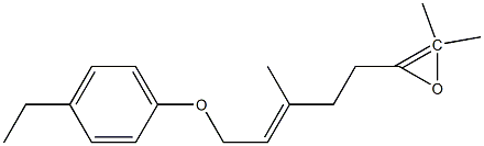 4-ETHYLPHENYL-6,7-EPOXYGERANYLETHER Structure