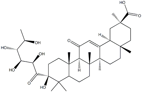 3-MONOGLUCURONYL-GLYCYRRHETINICACID,,结构式