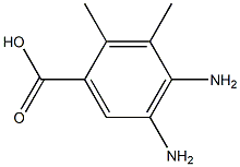 DIAMINODIMETHYLBENZOICACID Struktur