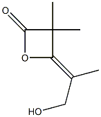 2,2,4-TRIMETHYLHYDROXYPENTENOICACID-BETA-LACTONE,,结构式