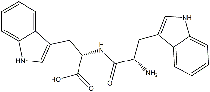 Nα-L-トリプトフィル-L-トリプトファン 化学構造式