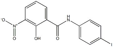 4'-IODO-3-NITROSALICYLANILIDE Structure