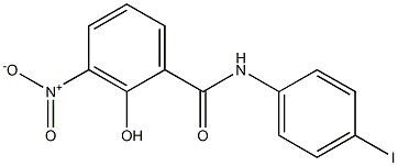 4'-IODO-3-NITROSALICYLANILIDE,,结构式