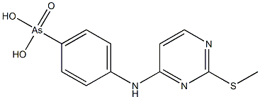 2-METHYLTHIO-4-(4'-PHENYLARSONICACID)-AMINOPYRIMIDINE