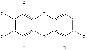 HEXACHLORODIBENZO-PARA-DIOXIN,,结构式