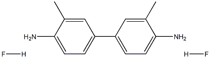 3,3'-DIMETHYLBENZIDINEDIHYDROFLUORIDE 结构式