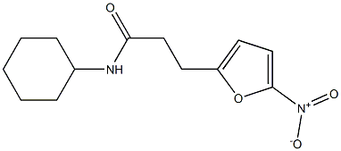 N-CYCLOHEXYL-3-(5-NITRO-2-FURYL)PROPIONICACIDAMIDE