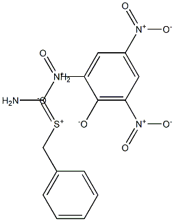 BENZYLTHIOURONIUMPICRATE 化学構造式