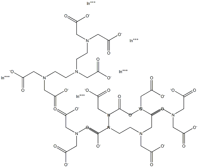 INDIUMDIETHYLENETRIAMINEPENTAACETICACID Structure