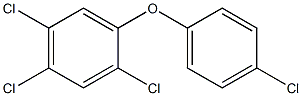 2,4,5,4'-TETRACHLORODIPHENYLETHER Structure