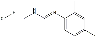 N'-(2,4-XYLYL)-N-METHYLFORMAMIDINEHCL 化学構造式