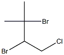 1-CHLORO-2,3-DIBROMO-3-METHYLBUTANE Struktur