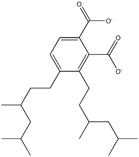 DI(3,5-DIMETHYLHEXYL)PHTHALATE,,结构式