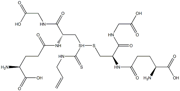 S-(N-ALLYLTHIOCARBAMOYL)-GLUTATHIONE Structure