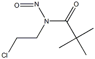 N-(2-CHLOROETHYL)-N-NITROSOPIVALAMIDE 化学構造式