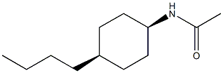 CIS-N-(4-BUTYLCYCLOHEXYL)ACETAMIDE,,结构式