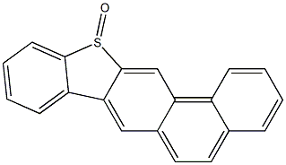 ベンゾ[b]フェナントロ[2,3-d]チオフェン12-オキシド 化学構造式