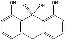 1,8,9-TRIHYDROXYANTHRONE,,结构式