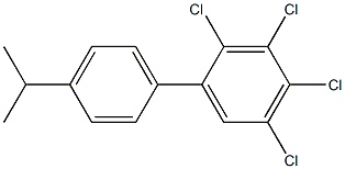 4'-ISOPROPYL-2,3,4,5-TETRACHLOROBIPHENYL Struktur