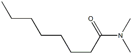 DIMETHYLCAPRYLAMIDE Struktur