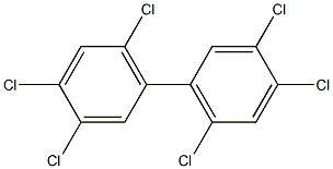 3,3',4,4',6,6'-HEXACHLOROBIPHENYL Struktur