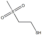 2-MERCAPTOETHYLMETHYLSULPHONE 结构式