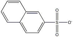 2-NAPHTHALENESULPHONATE Struktur