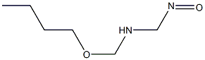 METHYLAMINE,(BUTOXYMETHYL)NITROSO Structure