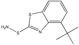 TERT-BUTYL-2-BENZOTHIAZYLSULPHENAMIDE Structure