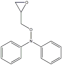 HYDROXYDIPHENYLAMINEGLYCIDYLETHER 化学構造式