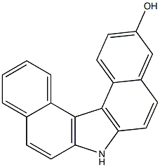 DIBENZO(C,G)CARBAZOLE,3-HYDROXY- Struktur
