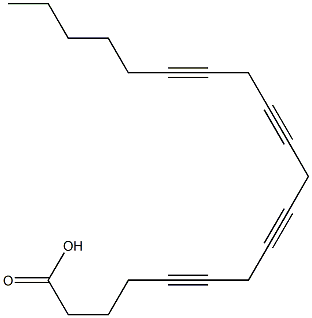 EICOSA-5,8,11,14-TETRAYNOICACID Struktur