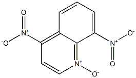 8-NITRO-4-NITROQUINOLINE-1-OXIDE Struktur