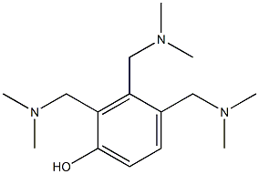 TRI(DIMETHYLAMINOMETHYL)PHENOL,,结构式