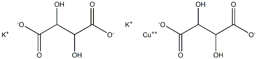 COPPERPOTASSIUMTARTRATE Structure