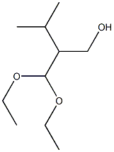 2-Diethoxymethyl-3-methyl-butan-1-ol 结构式