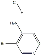3-Bromopyridin-4-ylaminehydrochloride,,结构式