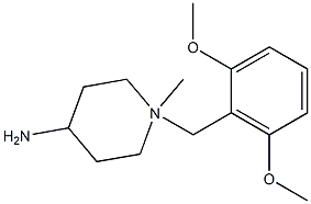 4-Amino-1-(2,6-dimethoxybenzyl)-N-methylpiperidine,,结构式