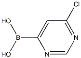 6-Chloropyrimidine-4-boronicacid Structure