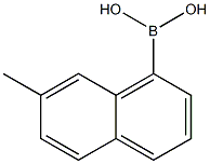 7-Methyl-1-naphthaleneboronicacid,,结构式