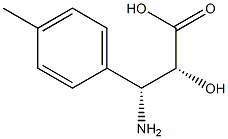 (2R,3R)-3-Amino-2-hydroxy-3-(4-methyl-phenyl)-propanoic acid,,结构式
