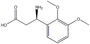 (R)-3-Amino-3-(2,3-dimethoxy-phenyl)-propanoic acid Structure