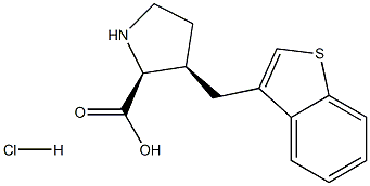 (R)-gamma-(3-Benzothienylmethyl)-L-proline hydrochloride Struktur